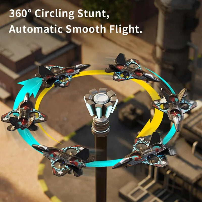 Fighter Jet RC Airplane 2.4G Remote Control With LED Lights & 360° Stunts